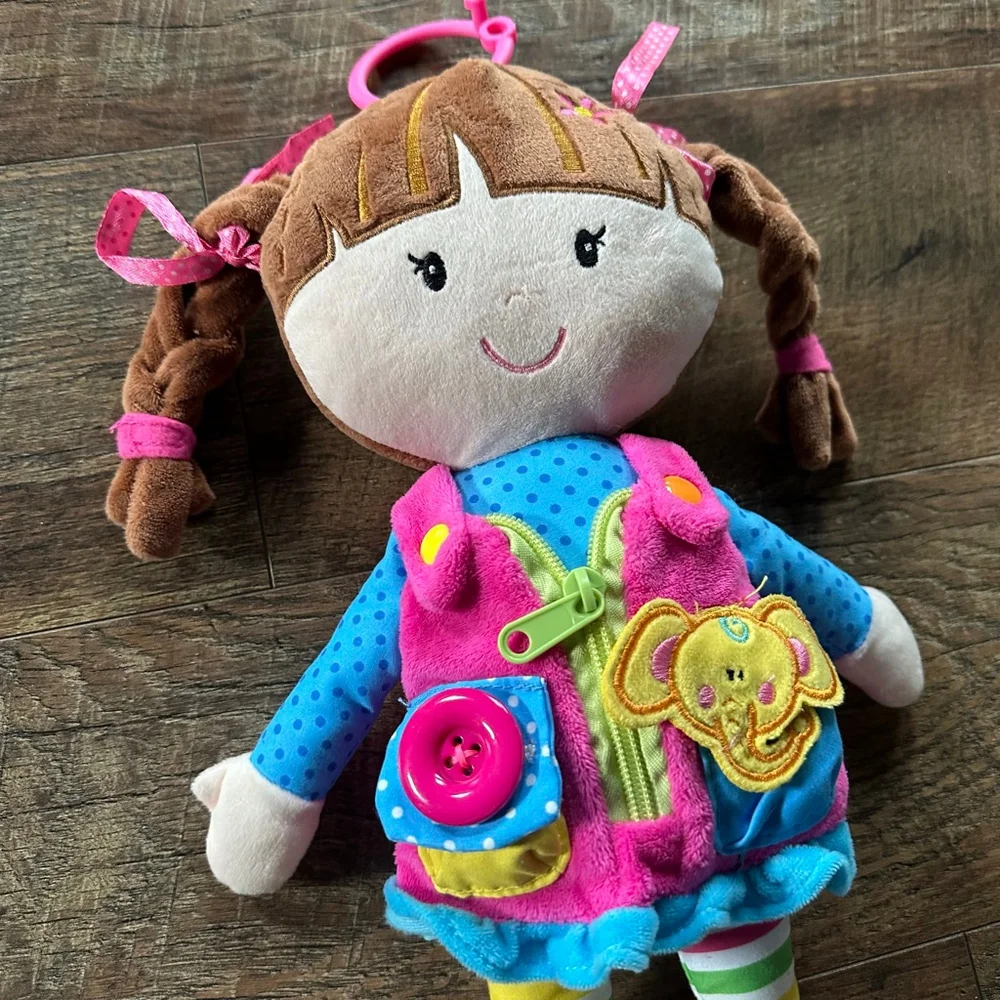 June Garden Dressy Friends Belle educational plush doll